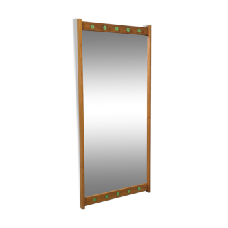 Mid-century swedish teak wall mirror from Fröseke ab, 1960s