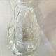 Molded glass vase with old hyacinth pattern leaves 2 of available