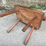 Chaises brutalistes artisanales, France, 1960s, lot de 5