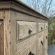 Raw wood sideboard