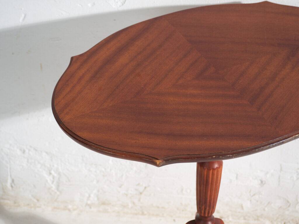 Antique tripod mahogany gueridon – Central Europe, circa 1930