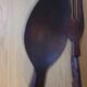 Large wooden serving cutlery folk art vintage African art