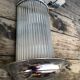 Art Deco Henri Petitot chrome and glass tubes