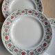 Lot de 7 assiettes Orchies Moulin des Loups et Hamage