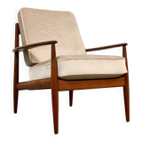 Grete Jalk Easy Chair in Teak 1950s Denmark