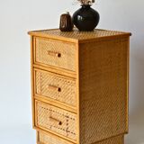 Wicker chest of drawers
