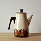 Vintage enameled metal and Bakelite coffee maker - 1960s