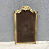 19th century fireplace screen by Bouhon Frères in brass, French spark guard 1890