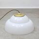 Mid-century Italian Brass and Plexiglass Pendant Lamp