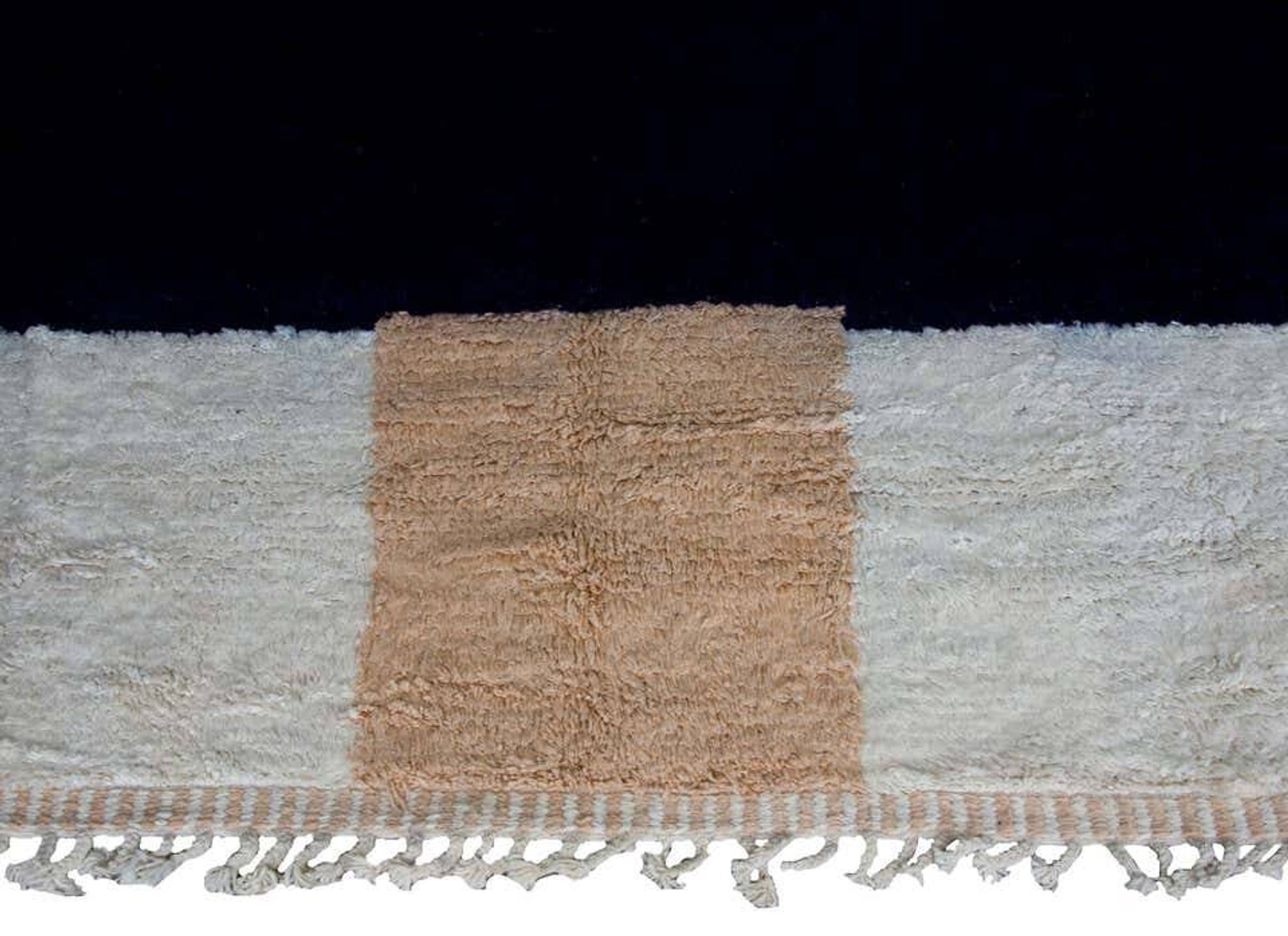 Petite tapis en laine Marocain  200cmx100cm traditionnel coton