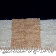 Petite tapis en laine Marocain  200cmx100cm traditionnel coton
