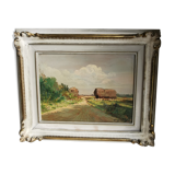 Painting - countryside landscape - mid-XX th century