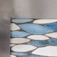 Polished metal and ceramic dining table. 1970s.