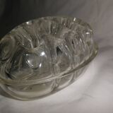 Spade flower glass