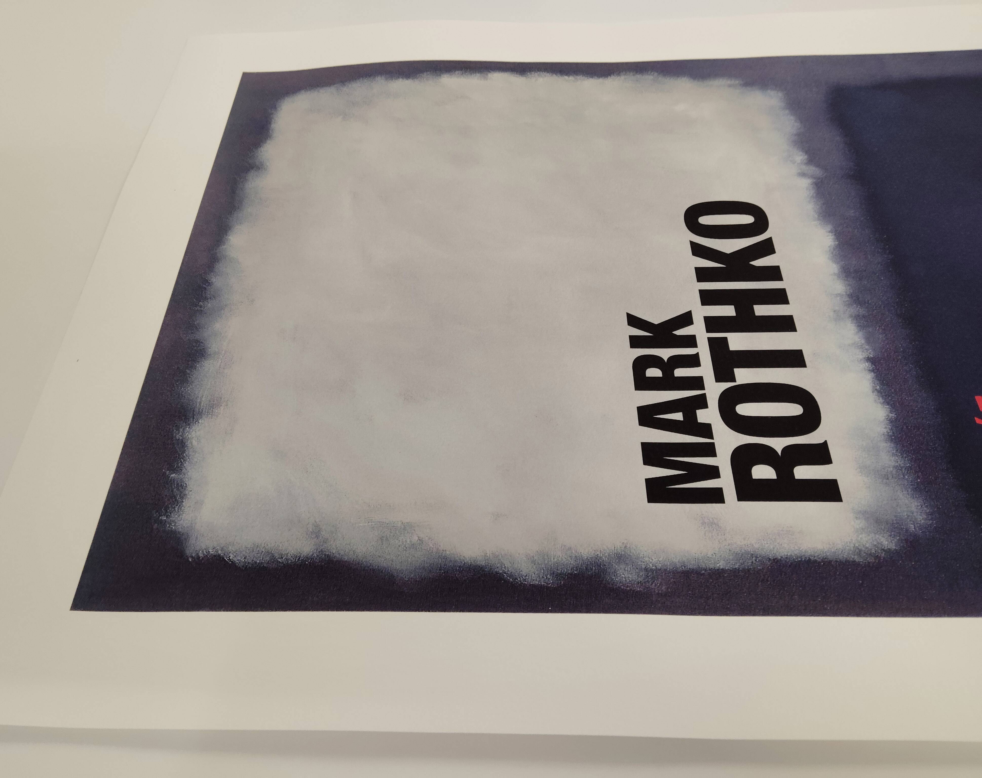 Mark ROTHKO Exhibition Poster