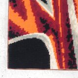 Vintage wall hanging, tapestry Fire 76 x 135 cm, 70s