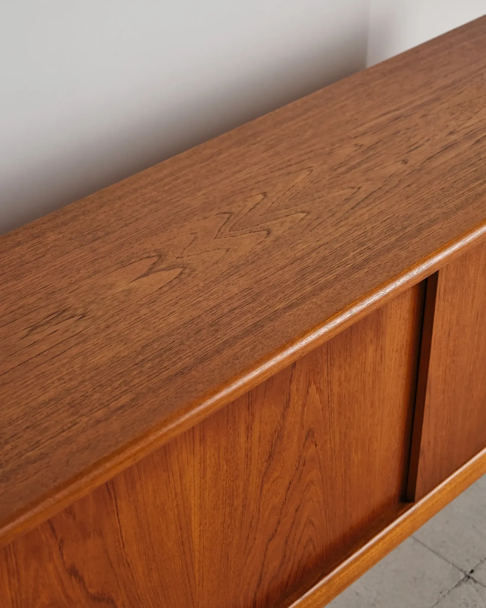 Teak sliding door enfilade by H.W. Klein, Denmark, 1960s