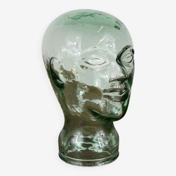 Decorative glass head