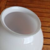Antique lampshade with an opaline glass globe