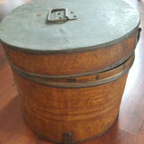 Metal hat box