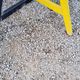 Garden furniture of the 50s coffee table + 2 armchairs compass legs