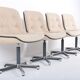 Set of 4 Strafor 451 armchairs by Randall Buck, 1970s