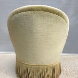 Driver toad velvet iridescent green chamarrée of fringes