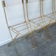 4 chaises pliantes « les invisibles » pour Marais international 1970