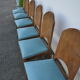 Set of 6 art deco chairs