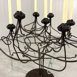 Large brutalist candalabra candle holder 1980’s