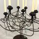 Large brutalist candalabra candle holder 1980’s