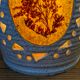 Lampe Accolay de sol rare et monumentale 116cm.