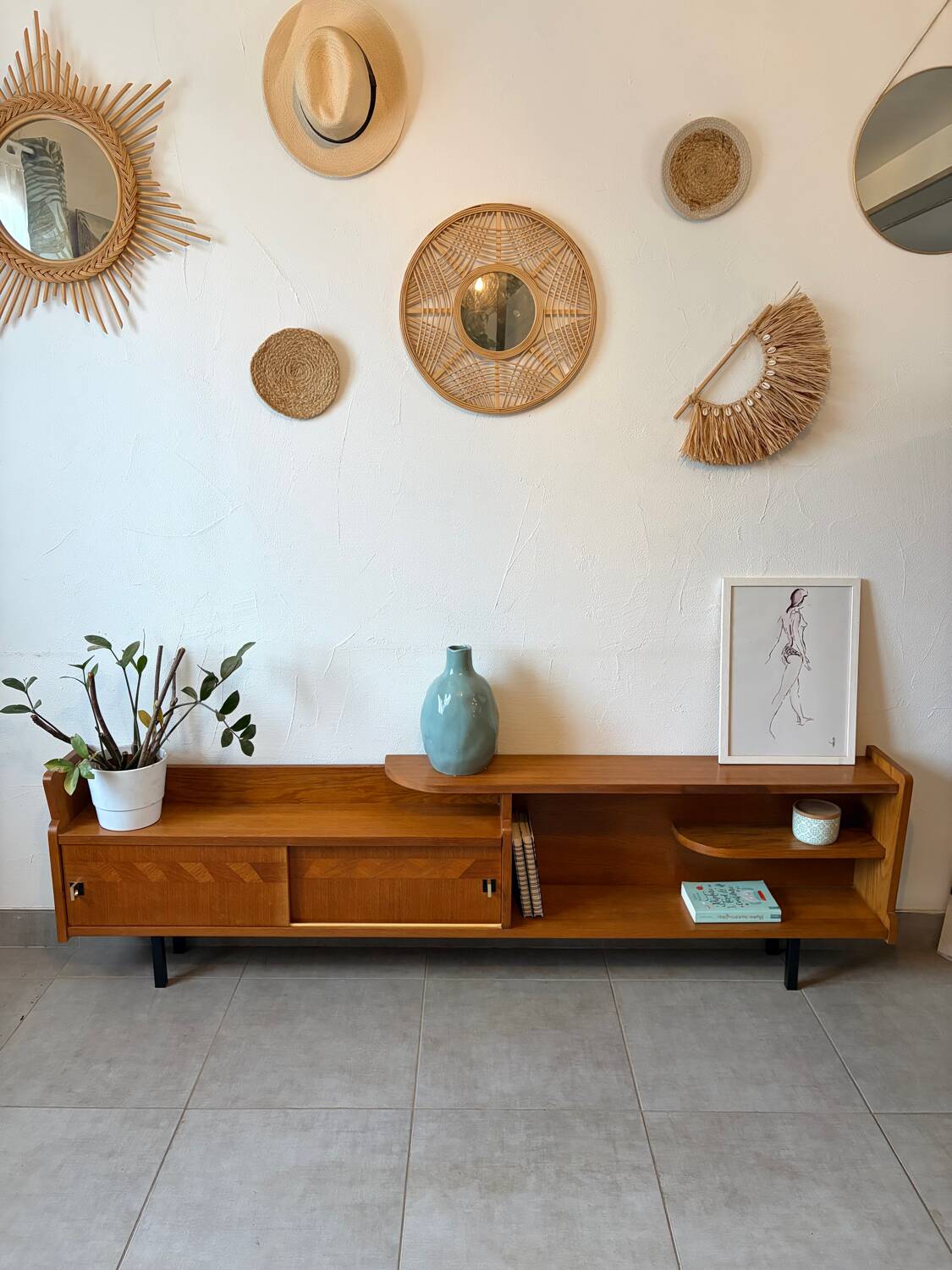 1960s vintage enfilade (shallow)
