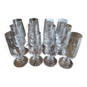 Lot de 12 flûtes à champagne