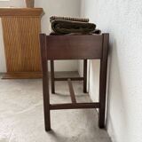 Jacques Hauville bedside table Roche Bobois mahogany