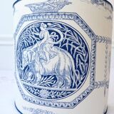 Blue toile de Jouy lampshade