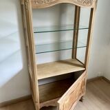 Walnut sideboard or display cabinet