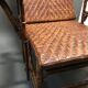 Fauteuil ancien rotin tréssé