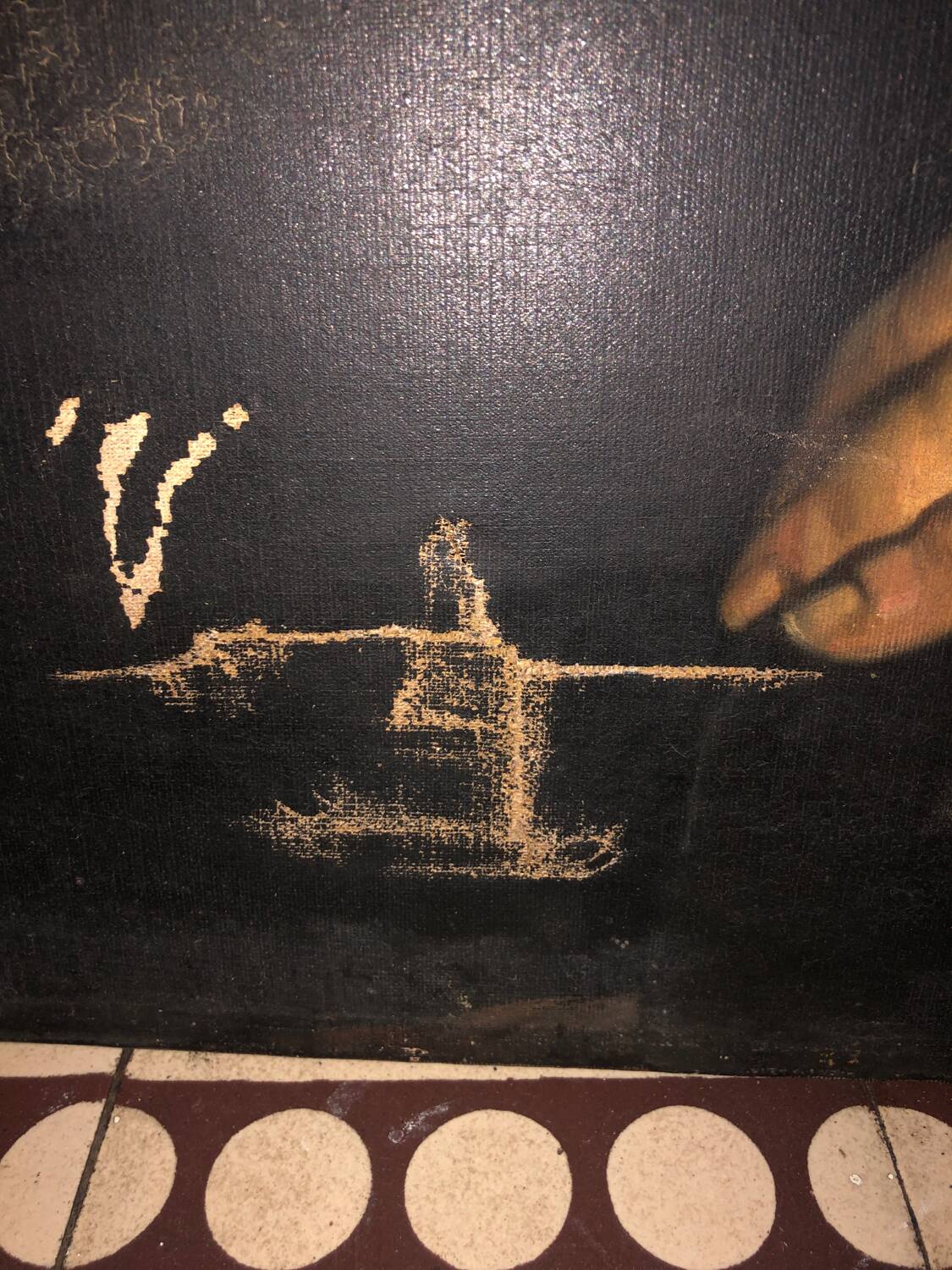 Portrait of a man, oil on canvas, 19th century