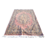 Hand-knotted wool oriental rug