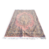 Hand-knotted wool oriental rug