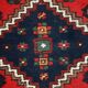 Tapis Vintage Hamadan en Laine (74cm x 140cm), Années 1970, Élégance Tradit