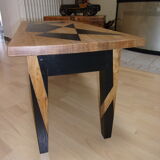 Light solid oak coffee table