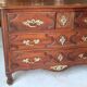 Louis XV walnut chest of drawers