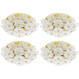 Murano glass wall sconces by Ernst Palme, Germany, 1970s.