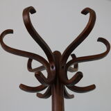 Baumann single dark beech parrot coat rack
