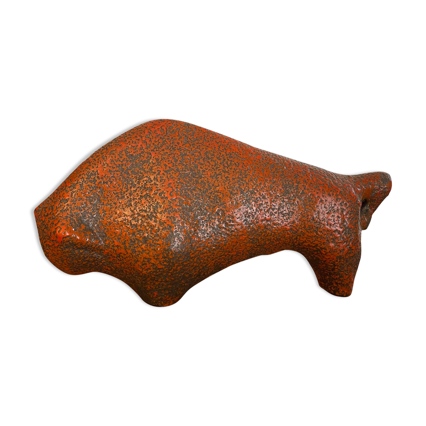 Ceramic bull from the 1970s