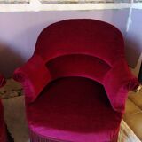 Pair of toadstool armchairs, 1950s