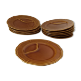 Lot de 12 assiettes Longchamp