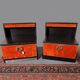 vintage 70s bedside tables